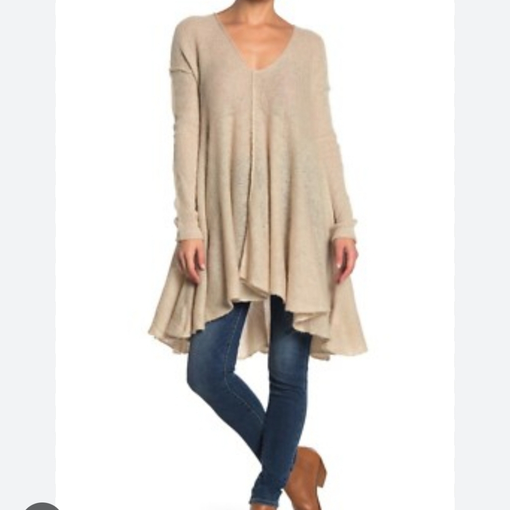 FREE PEOPLE Wool/Alpaca Whimsigoth Fairycore Sweater M